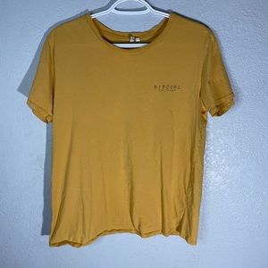 Yellow rip curl shirt